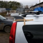 Цельный задний спойлер на крышу Лада Ларгус Цельный задний спойлер на крышу Лада Ларгус