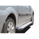 Пороги алюминиевые с резинкой «Бумер» ЛАДА ЛАРГУС Пороги алюминиевые с резинкой «Бумер» ЛАДА ЛАРГУС